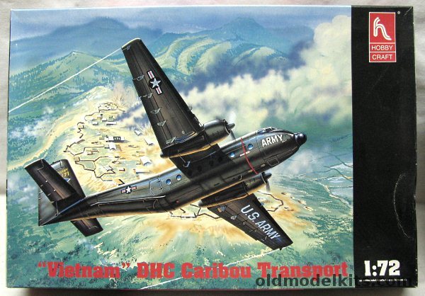 Hobby Craft 1/72 DHC Caribou Transport South Vietnam - USAF Vietnam and Australian Navy, HC1343 plastic model kit